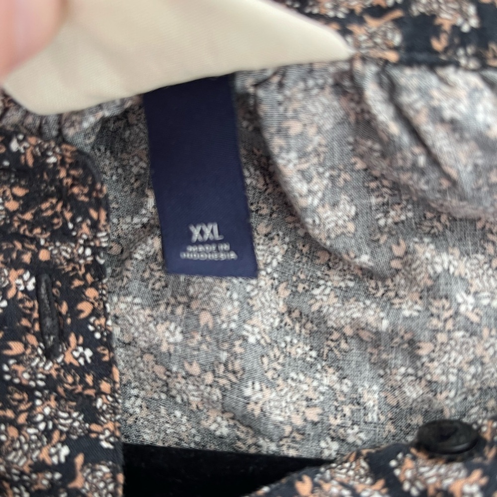 Universal Thread Floral Blouse XXL Oversized Boho Balloon Sleeve Lightweight Top - Picture 6 of 8